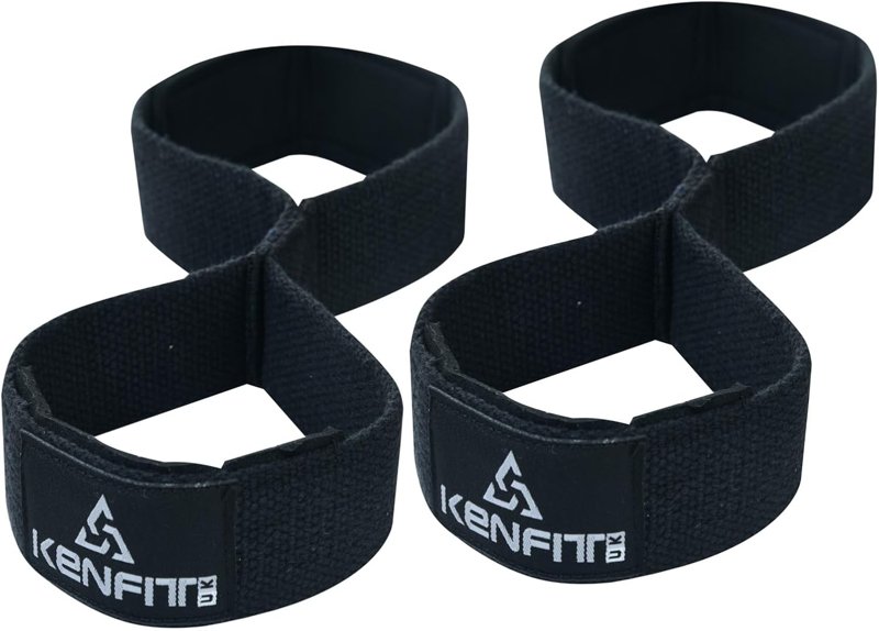 Figure 8 Lifting Straps Padded Wrist Support for Deadlifts weight training