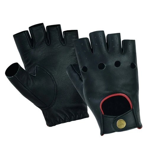 Driving Gloves Leather Fingerless Fashion Mens ladies sheepskin cycling KENFIT