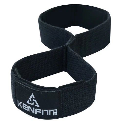 Figure 8 Weight Lifting Straps Heavy Duty Deadlift Padded Gym Training KENFIT
